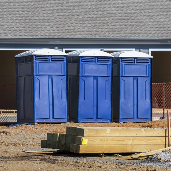 how can i report damages or issues with the porta potties during my rental period in Reading OH